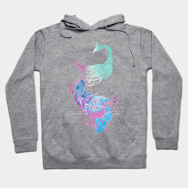 Peacock Hoodie by LittleAna